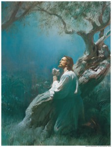 Jesus Christ Praying in Gethsemane