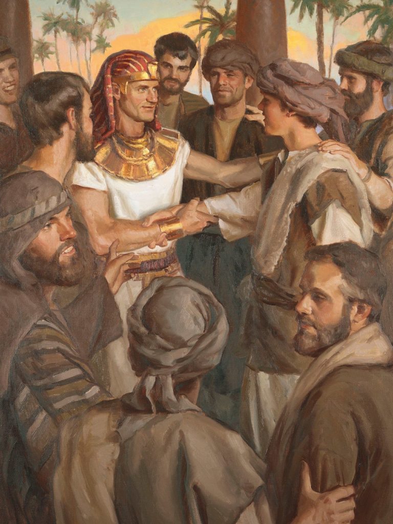 Come Follow Me Joseph of Egypt greeting his brothers