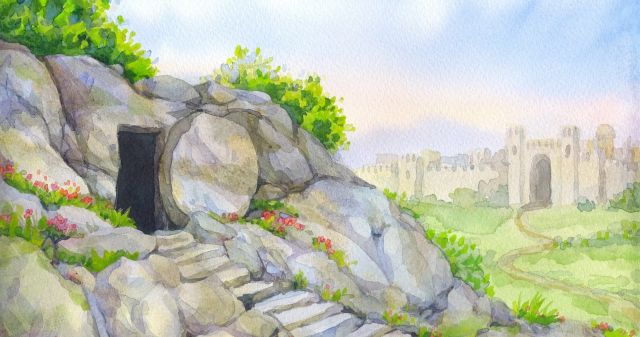 the empty tomb "He will swallow up death in victory"