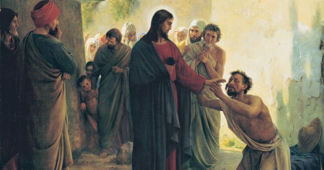 jesus healing the blind