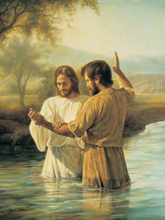 John baptizing Jesus