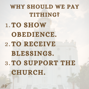 reasons we should pay tithing