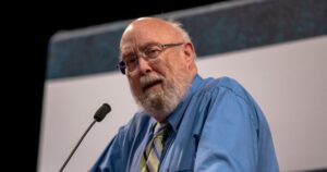 Dan Peterson speaking at the 2025 FAIR Conference
