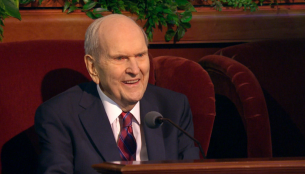 President Nelson speaking